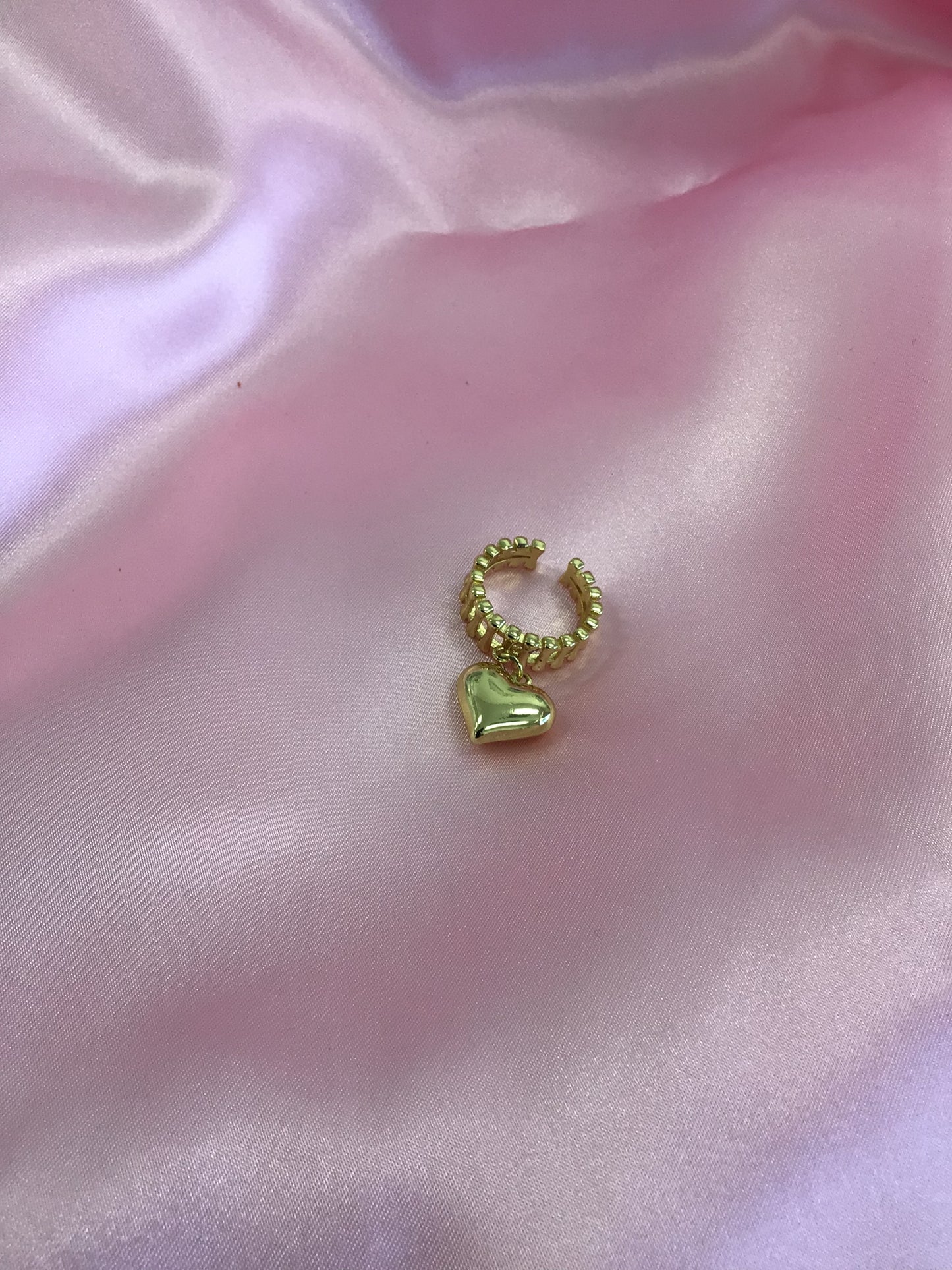 Heart Dangle Adjustable Ring