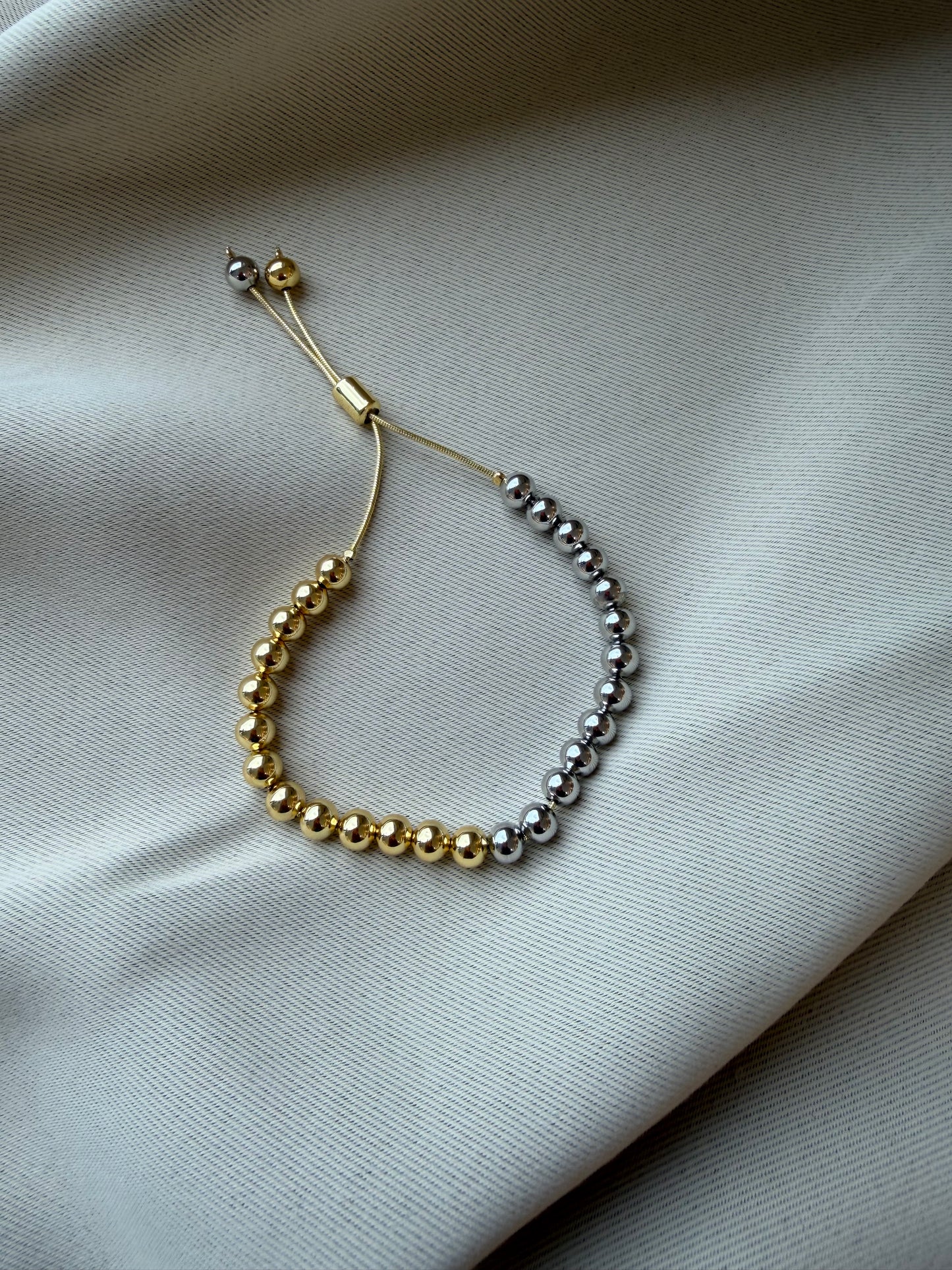 Kasey two tone bracelet