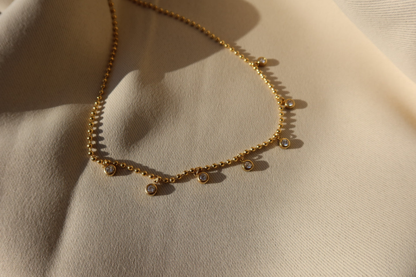 Lucy Clear CZ Necklace