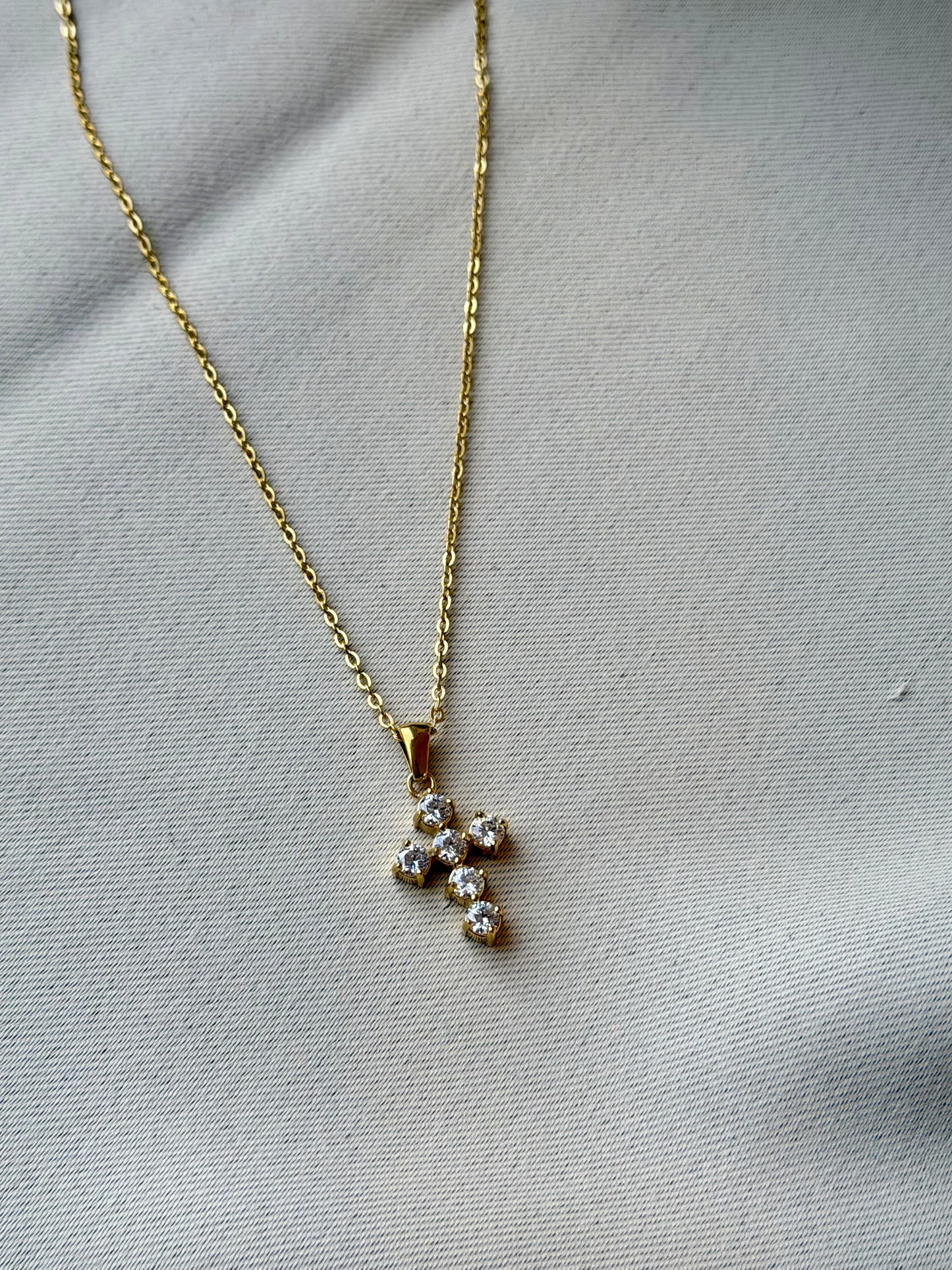 Ava cross necklace