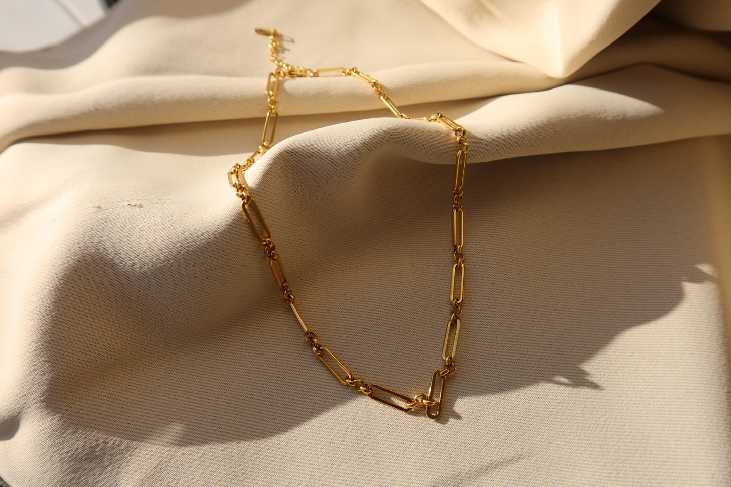 Paper clip necklace