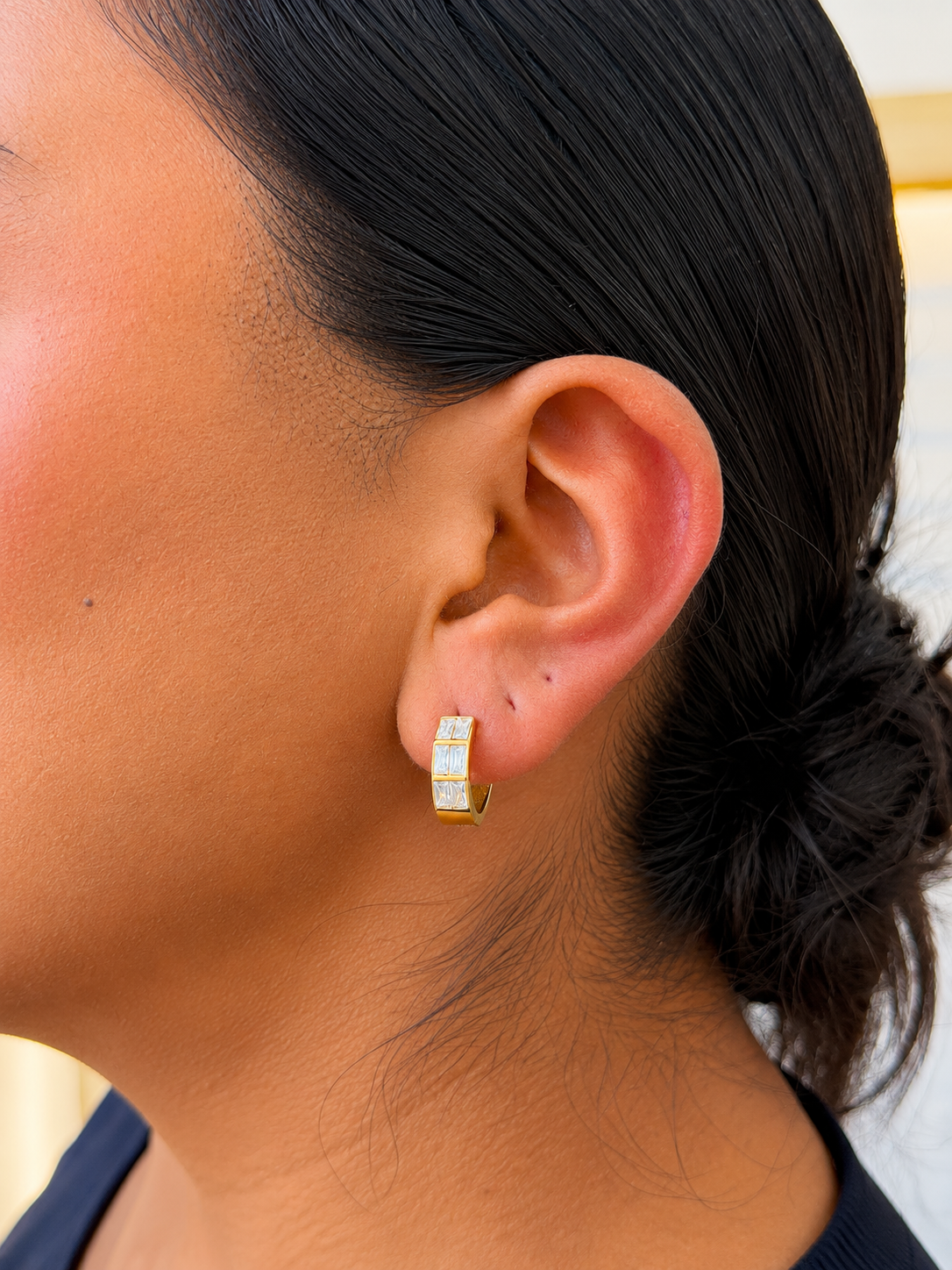 Gigi CZ Hoops