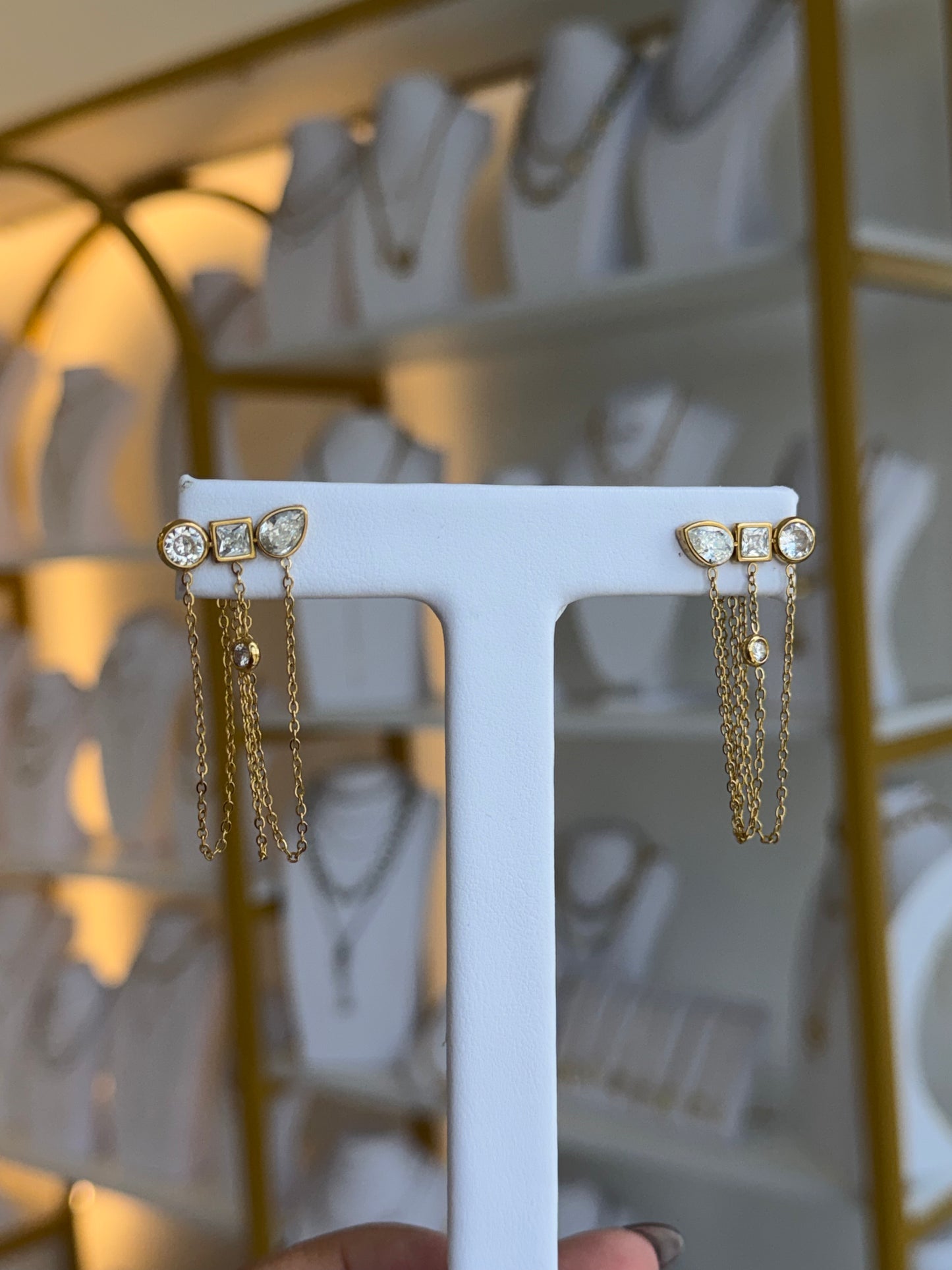 Pattern earrings