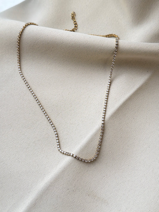 Chocker tennis necklace