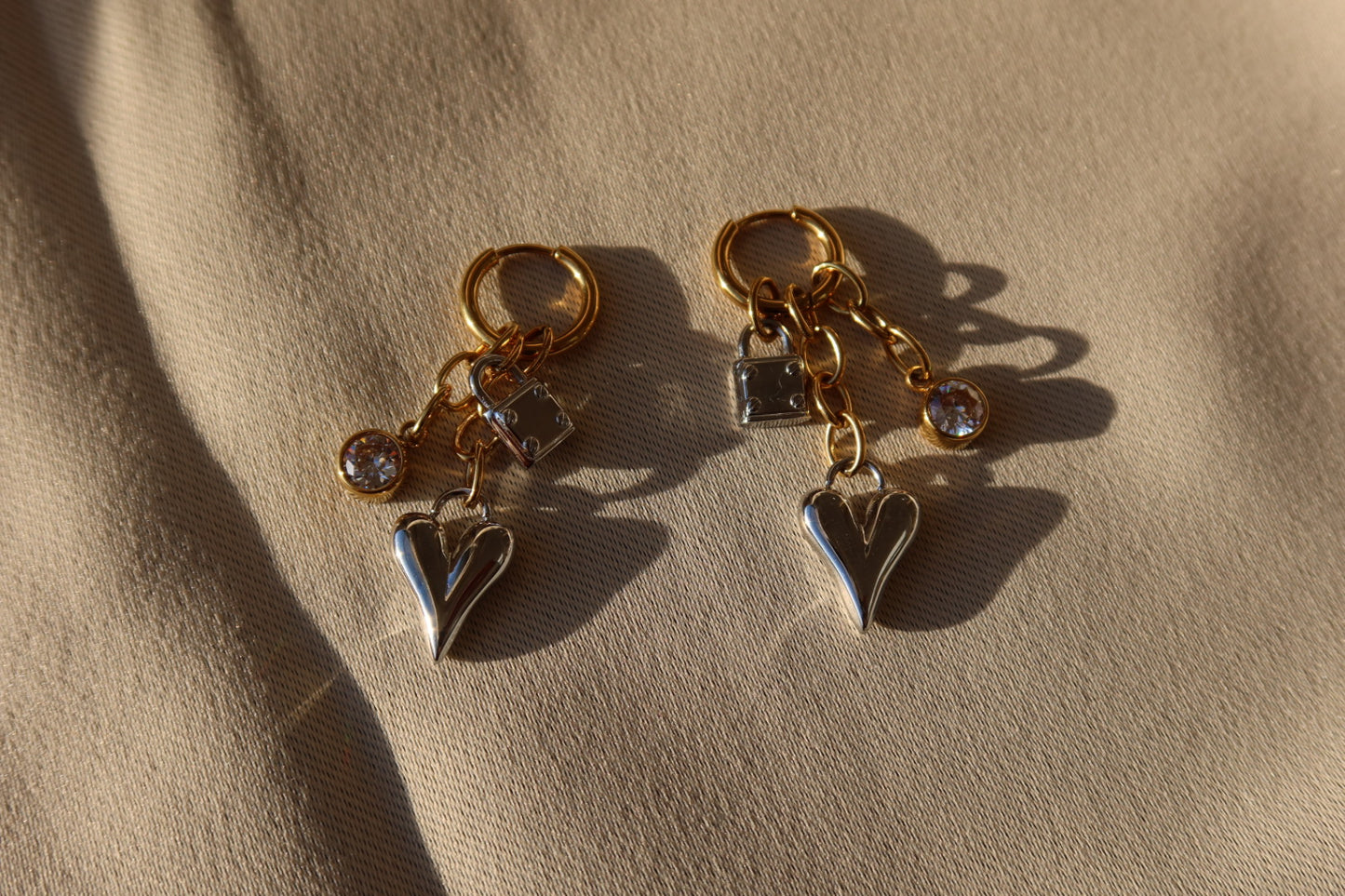 Cupid love earrings