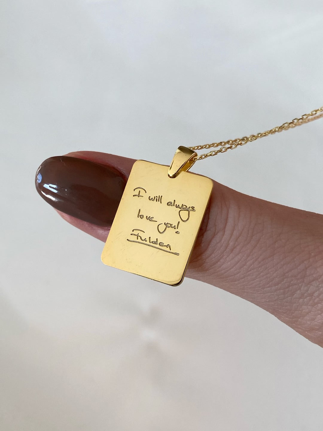 Engraved jewelry