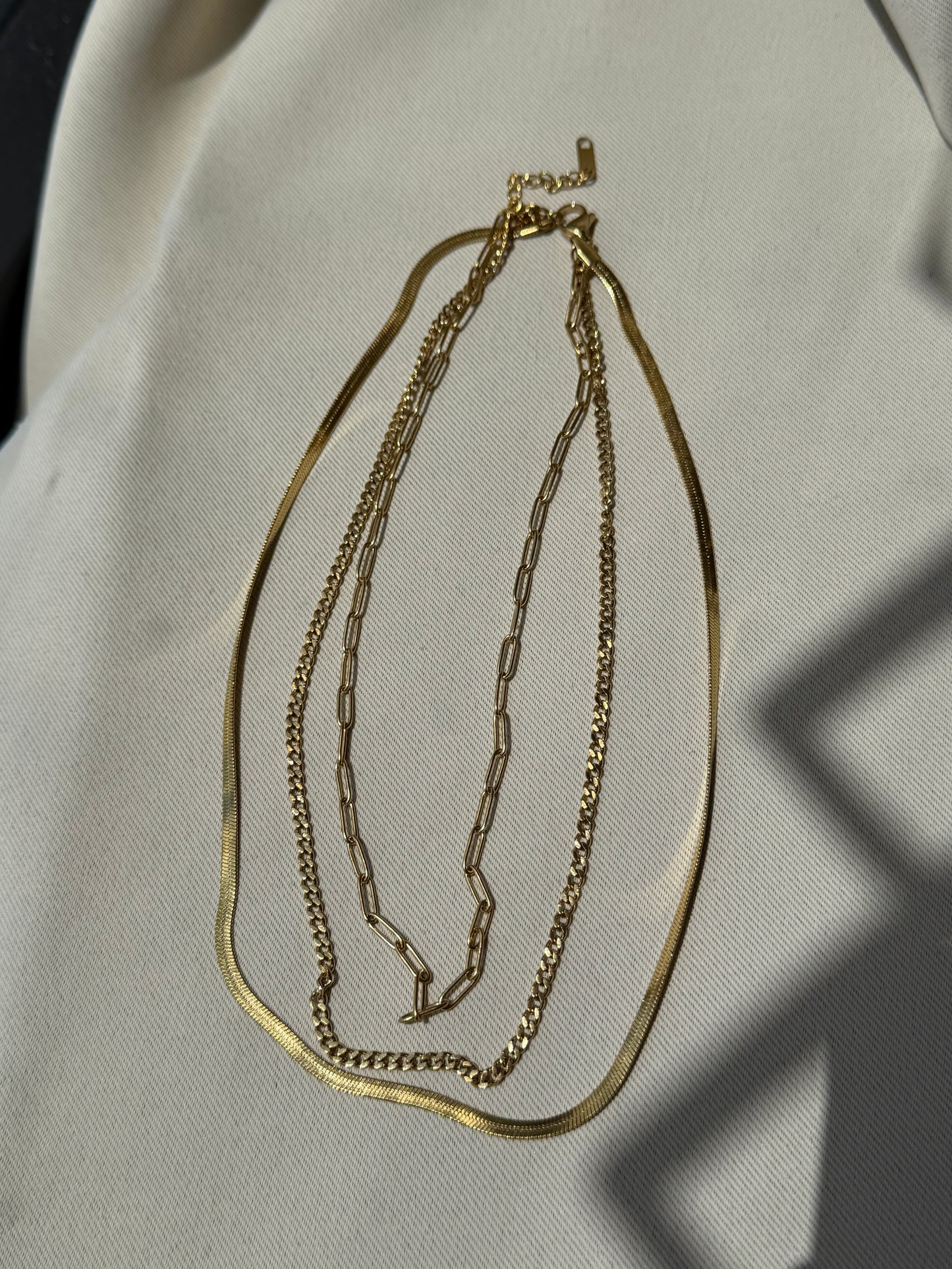 Triple stack necklace