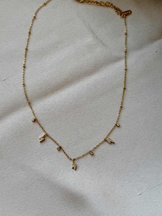 Mini lightning necklace