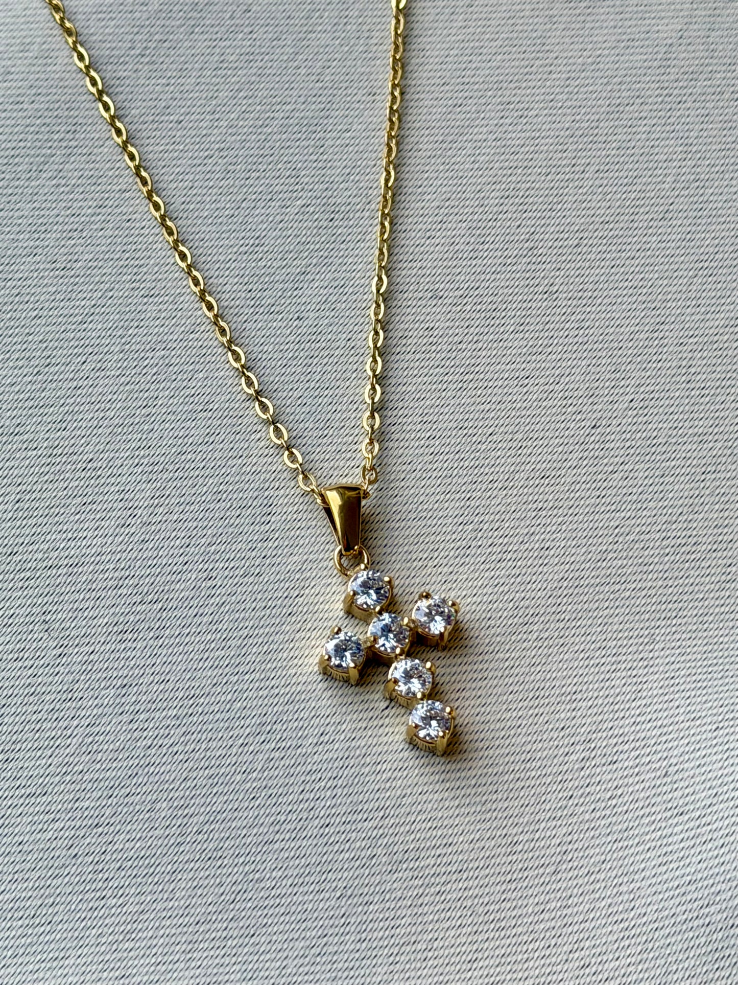 Ava cross necklace