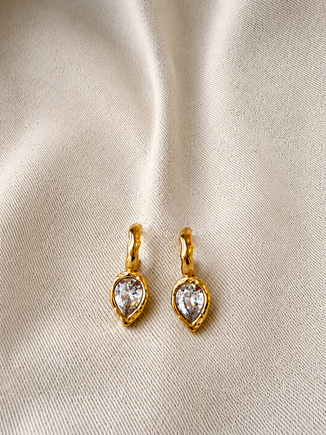 Drop Down Tear Drop Earrings