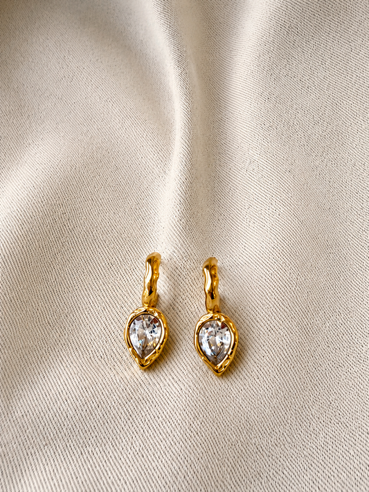 Drop Down Tear Drop Earrings