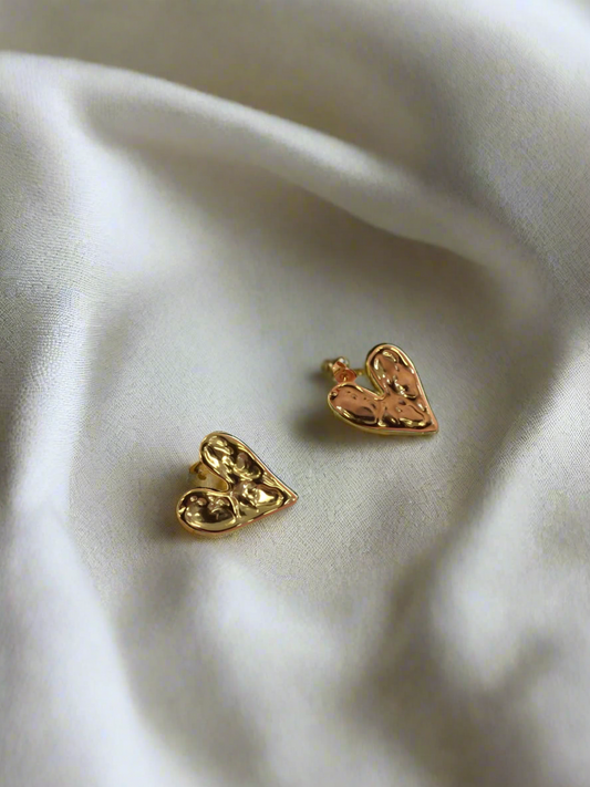 Abstract Heart Studs