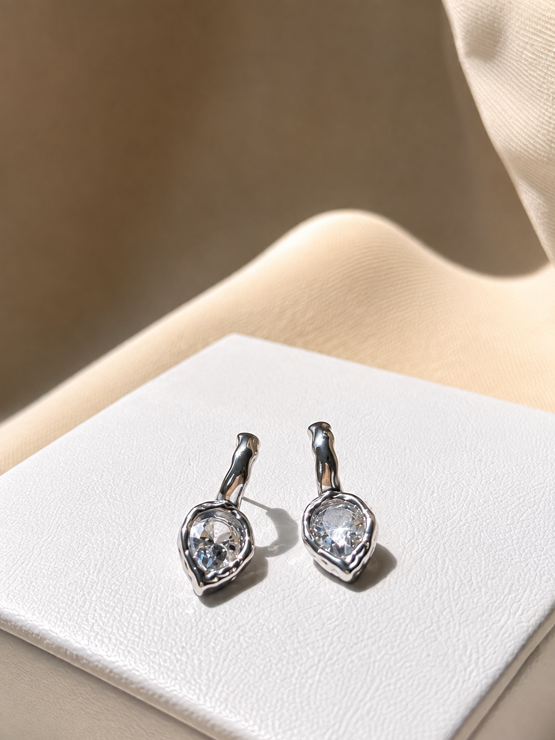 Drop Down Tear Drop Earrings