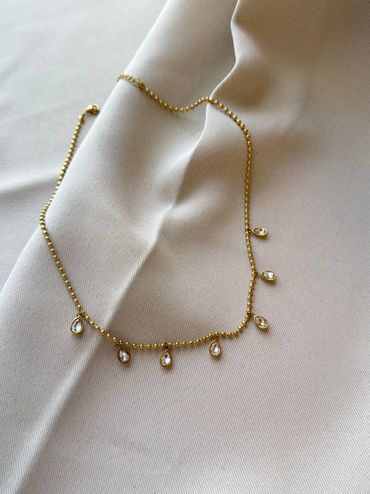 Lucy tear drop necklace