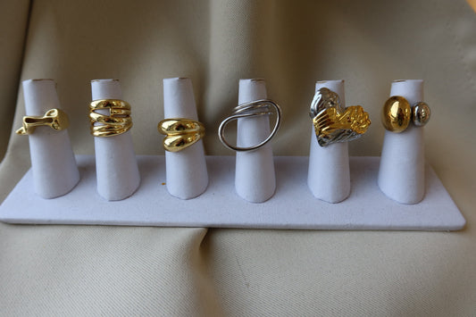 Gold adjustable Rings