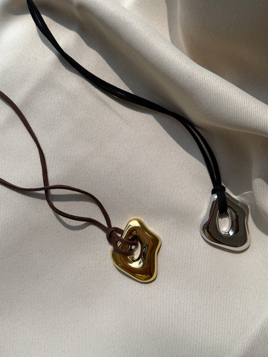 Rope abstract necklace