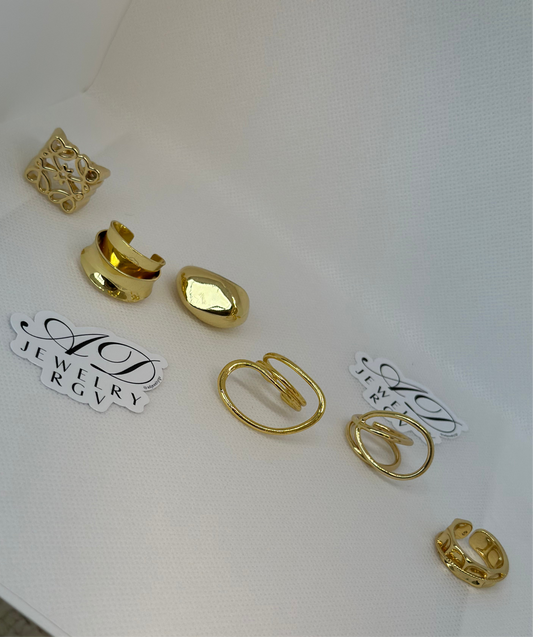 Gold Adjustable rings