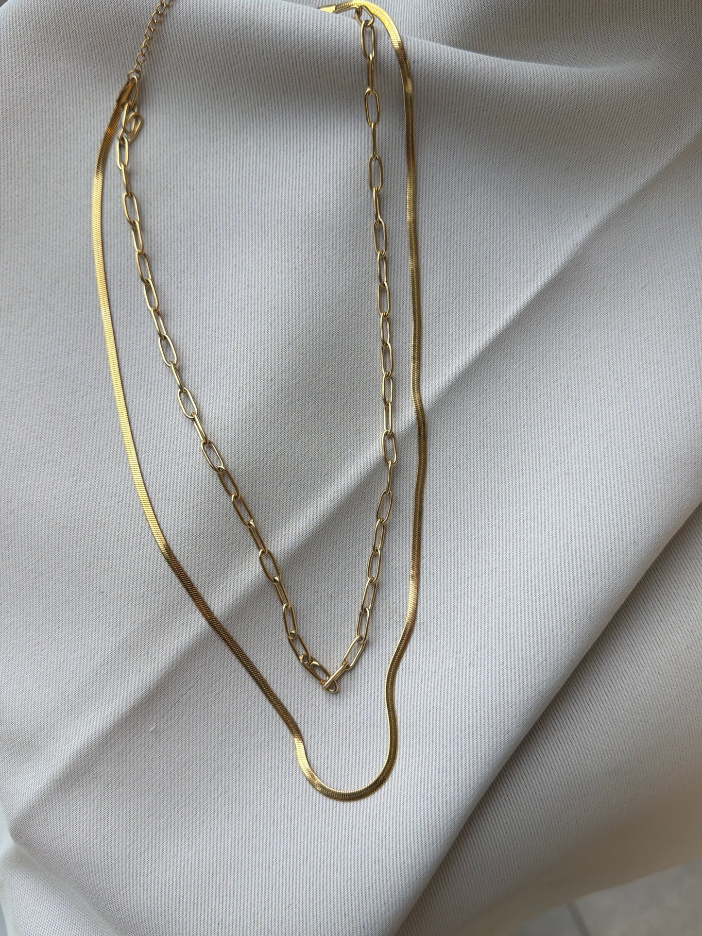 Double stack necklace