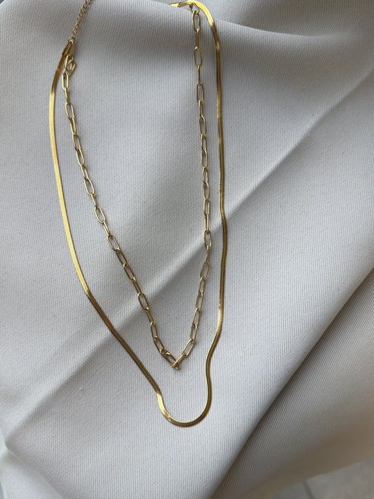 Double stack necklace