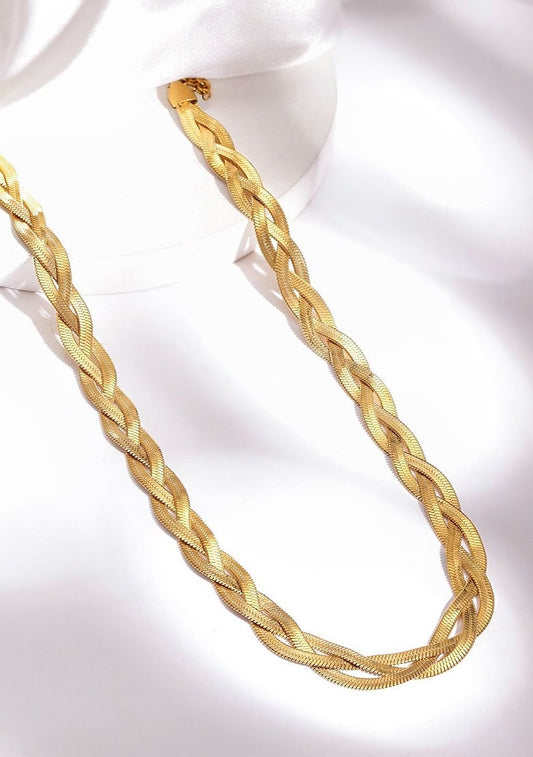 Braided snake chain