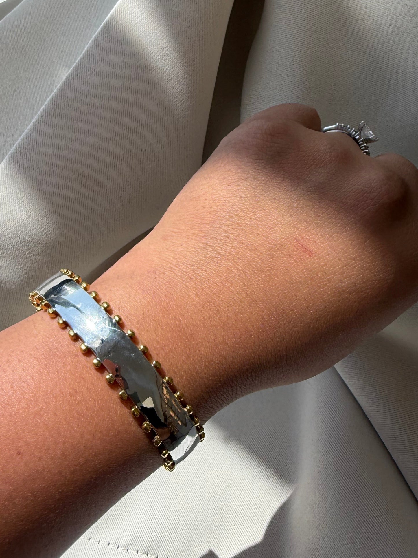 Noa Two Tone Bangle