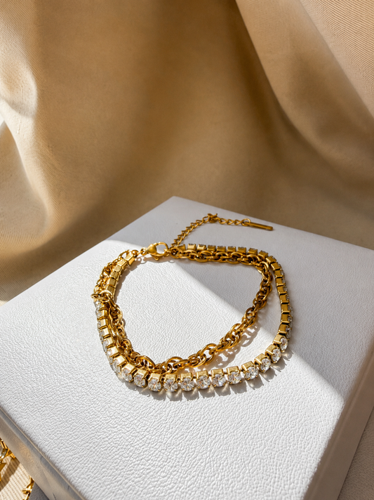 Tennis Double Bracelet