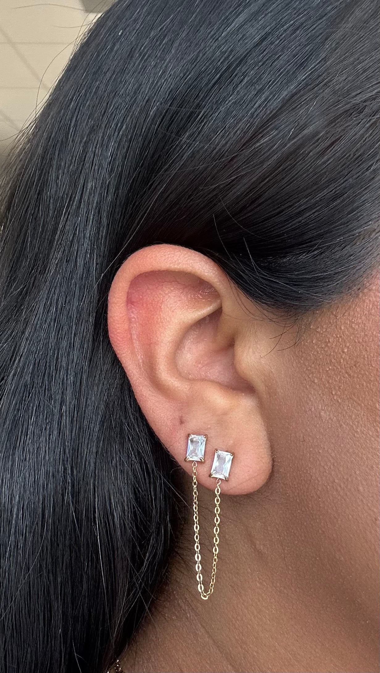Double earrings