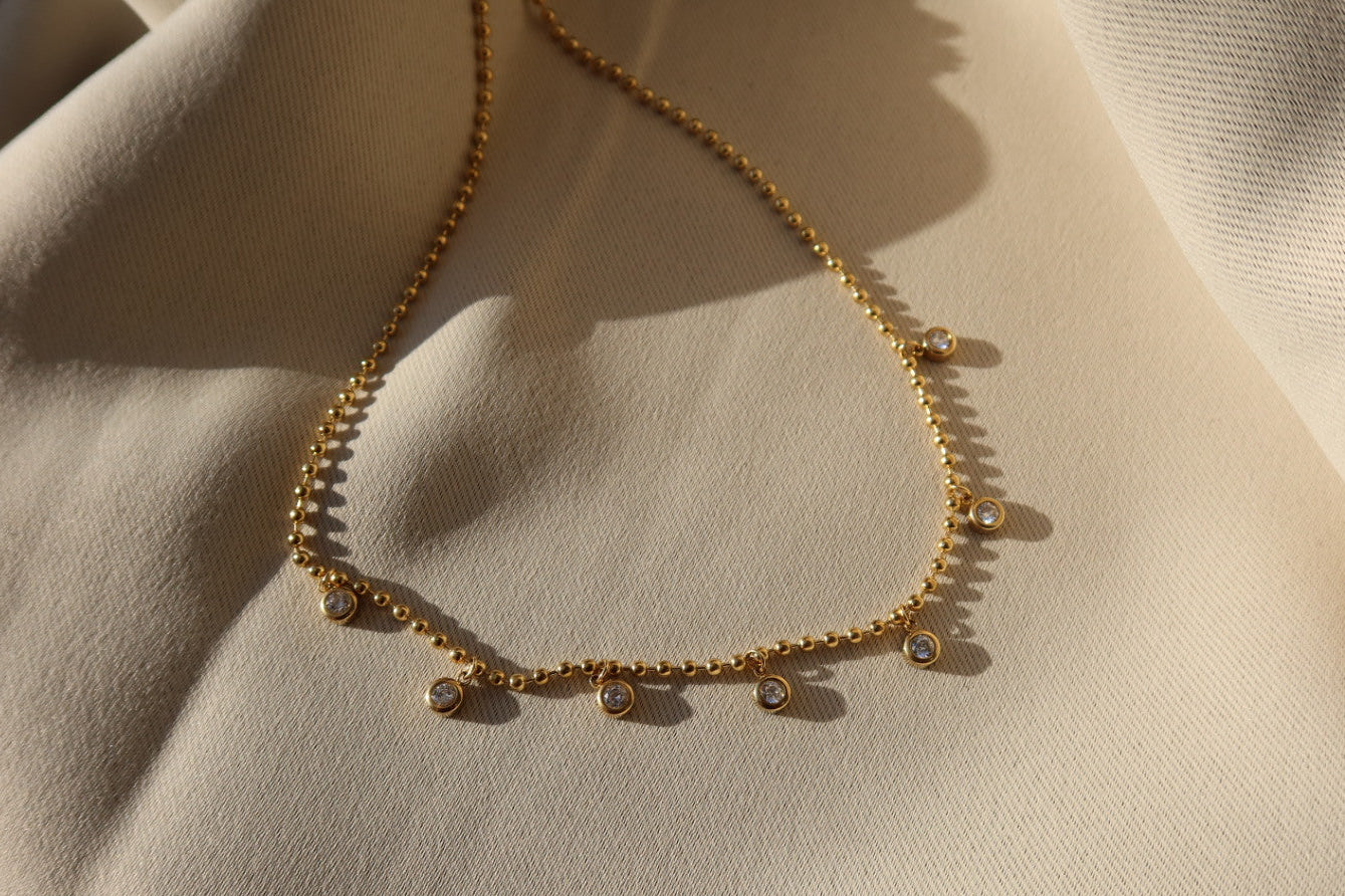 Lucy Clear CZ Necklace
