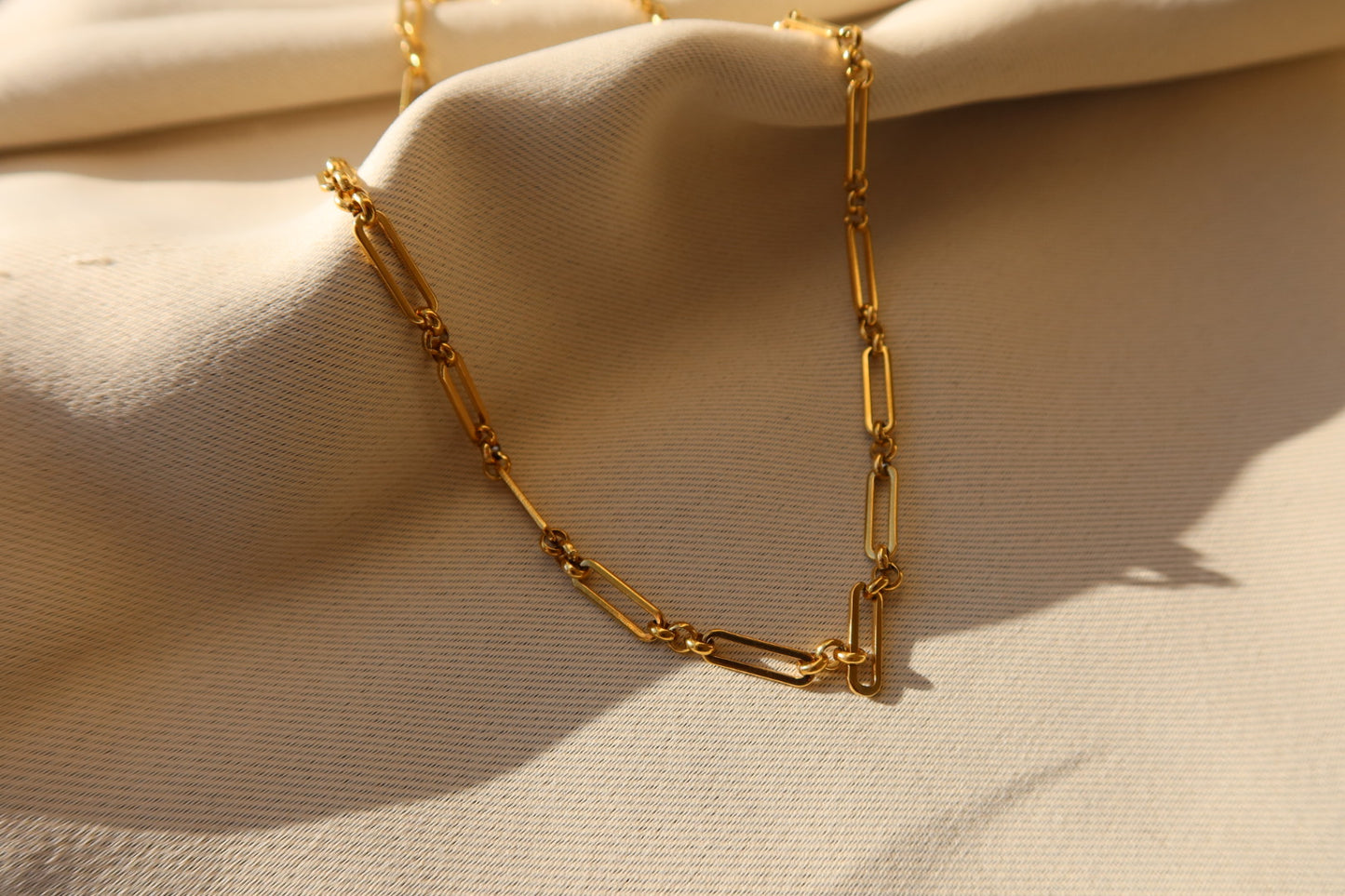 Paper clip necklace