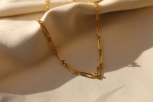 Paper clip necklace