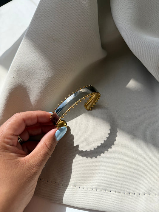 Noa Two Tone Bangle
