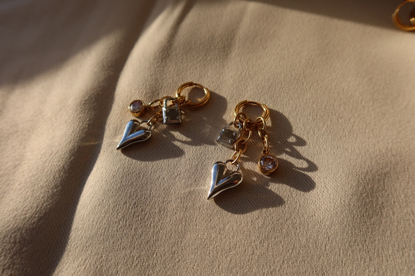 Cupid love earrings