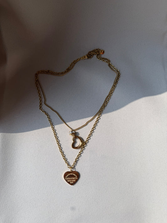 Tiff double necklace