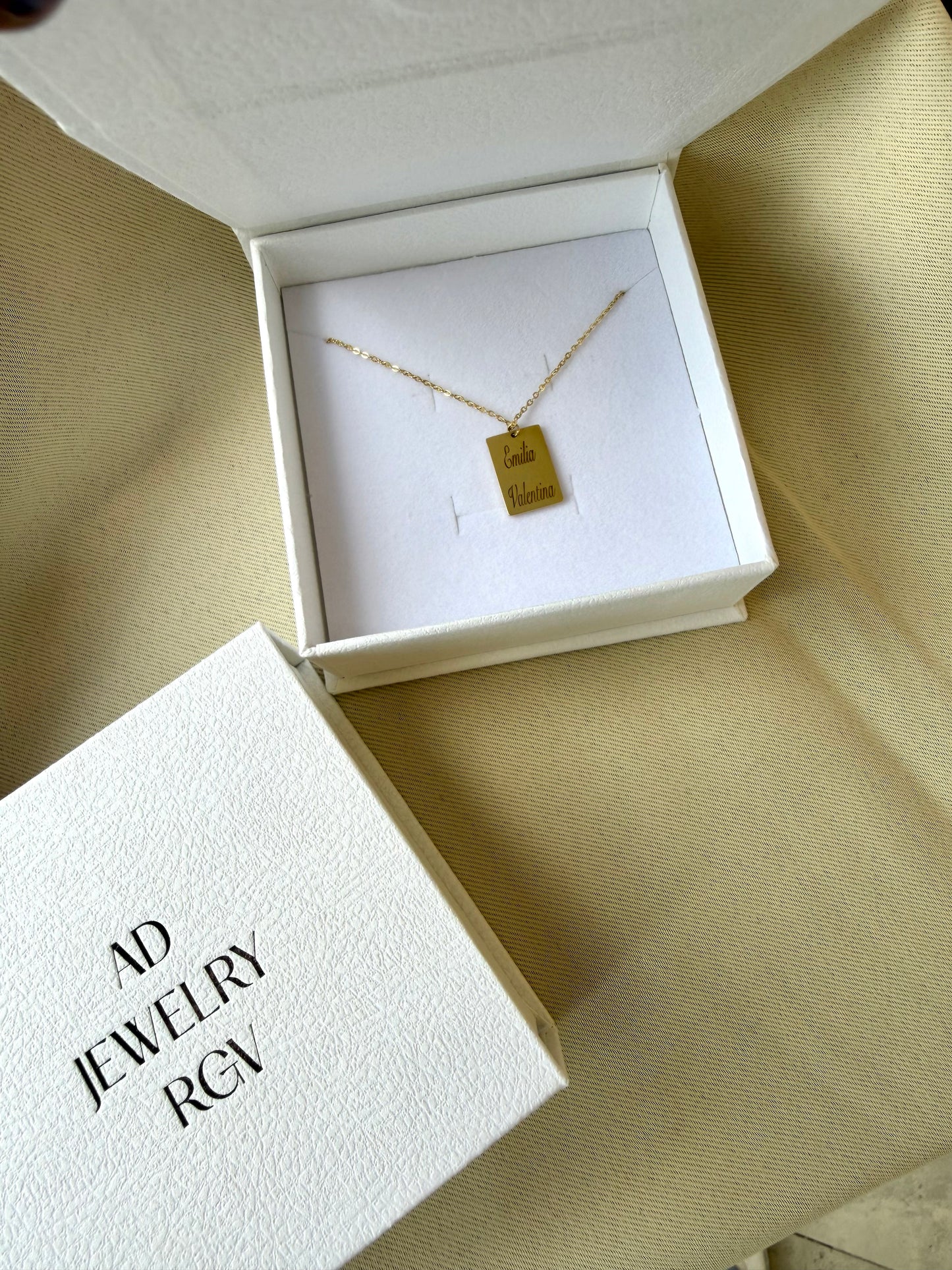 Engraved jewelry