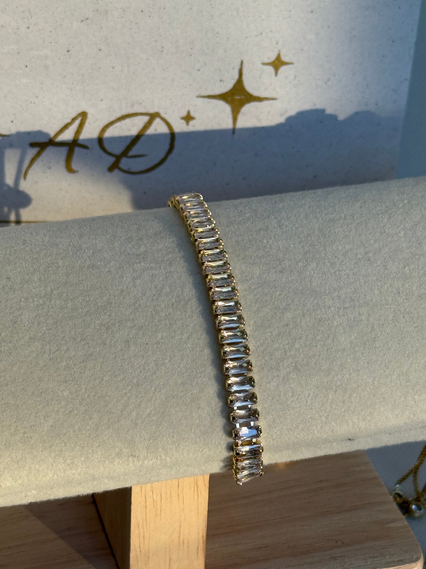 Tennis bracelets gold & rose gold