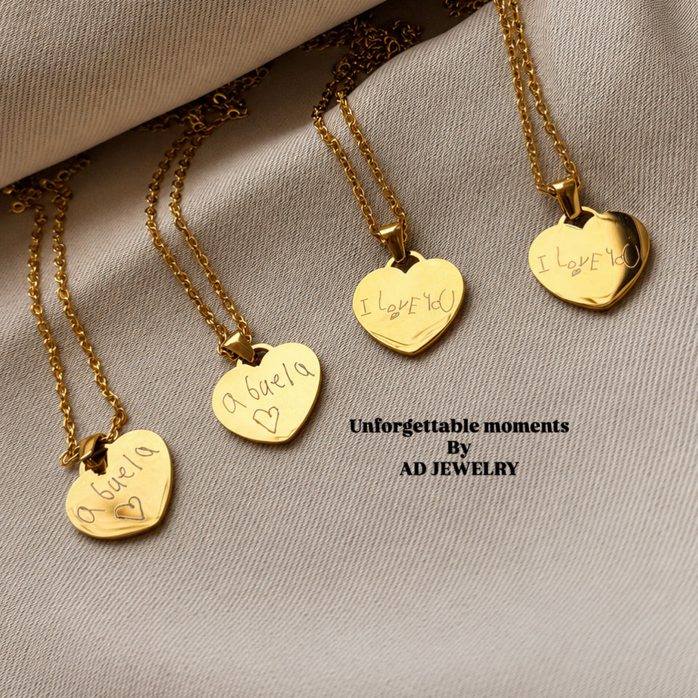 Engraved jewelry