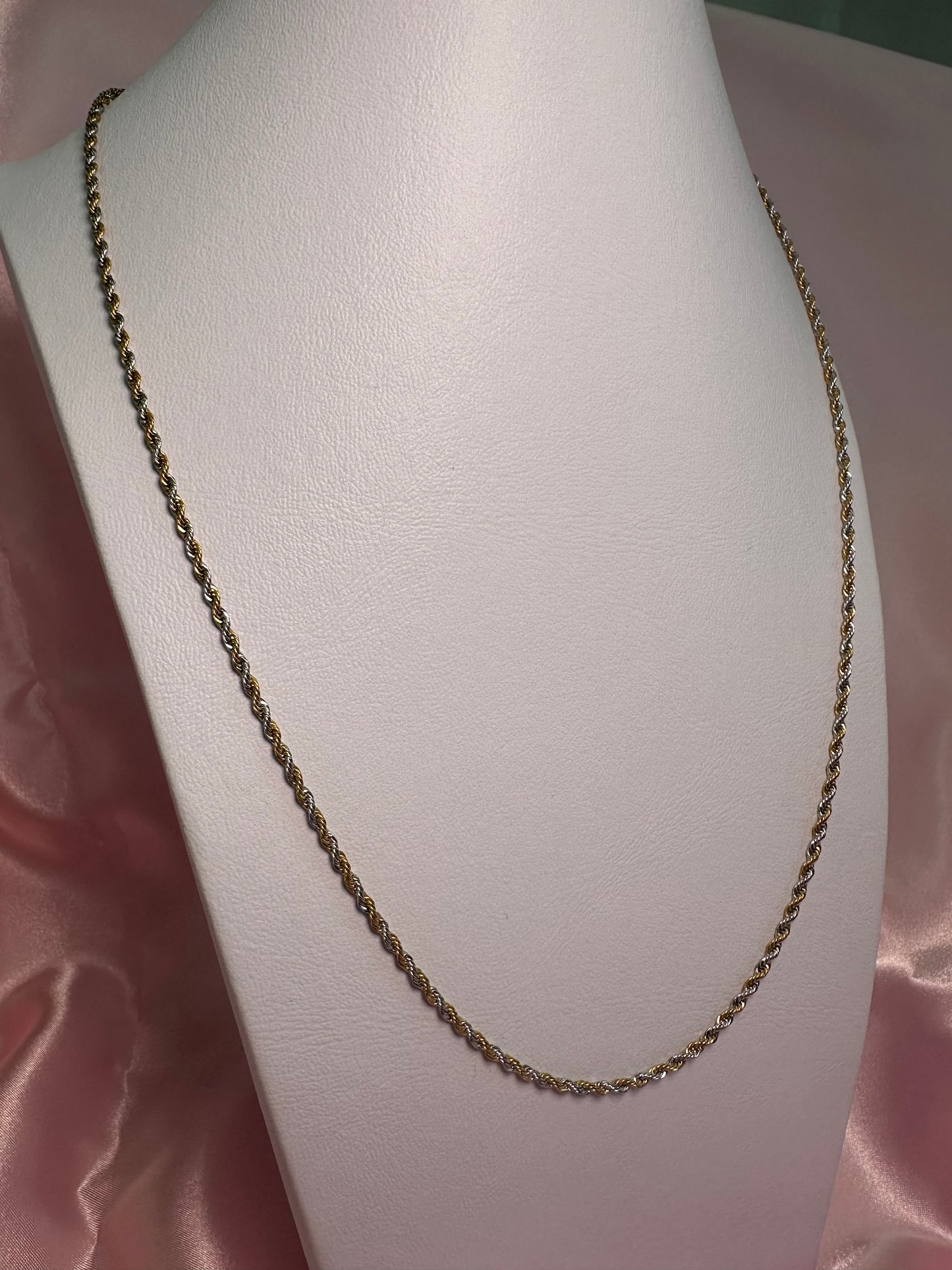 Two-Tone Rope Chain