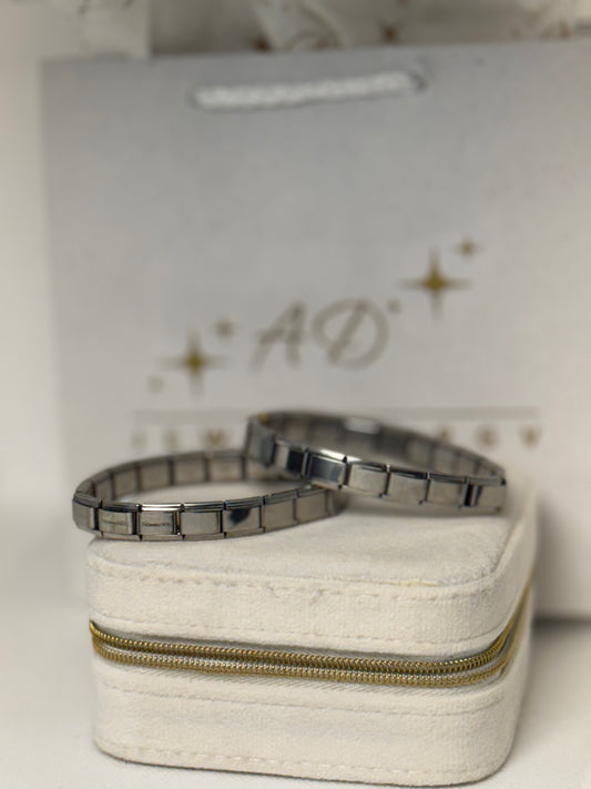 Two tone Italian bracelets