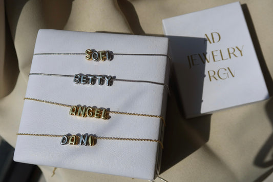 Mini gold custom necklaces