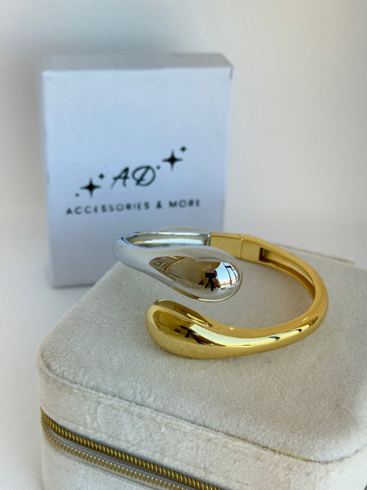 Ruby two tone bangle