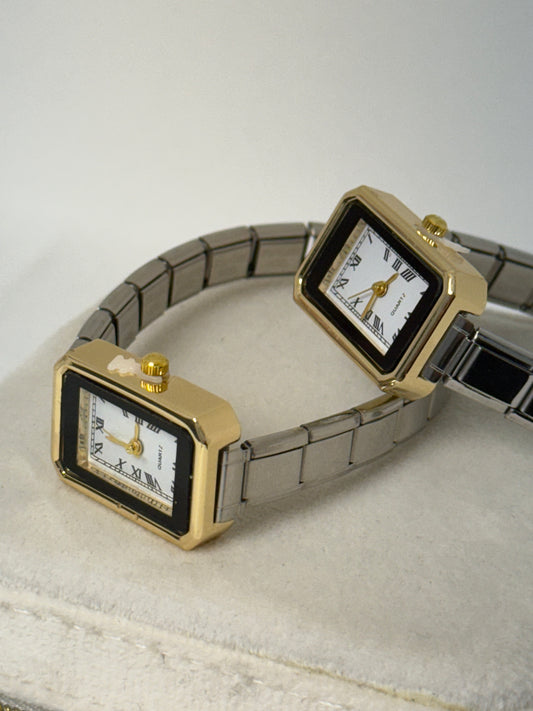 Two tone watch
