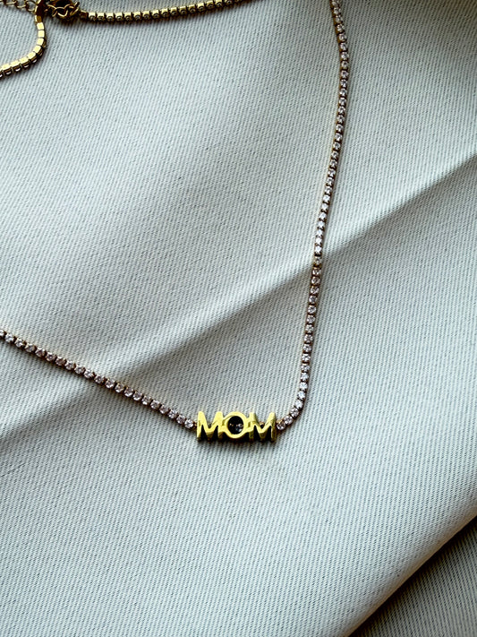 Mom tennis necklace